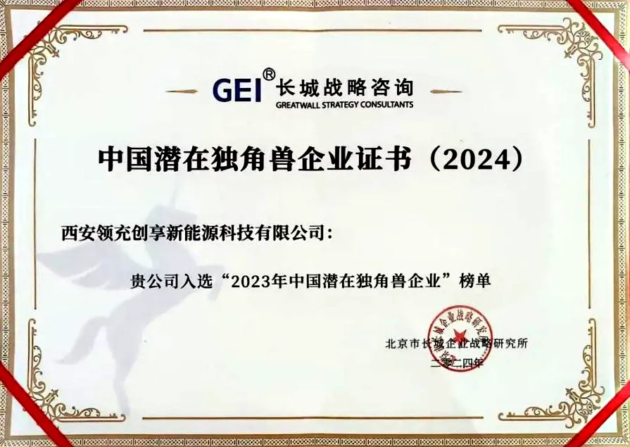 公司已投項目領充創享成功入選“2023年中國潛在獨角獸企業”榜單